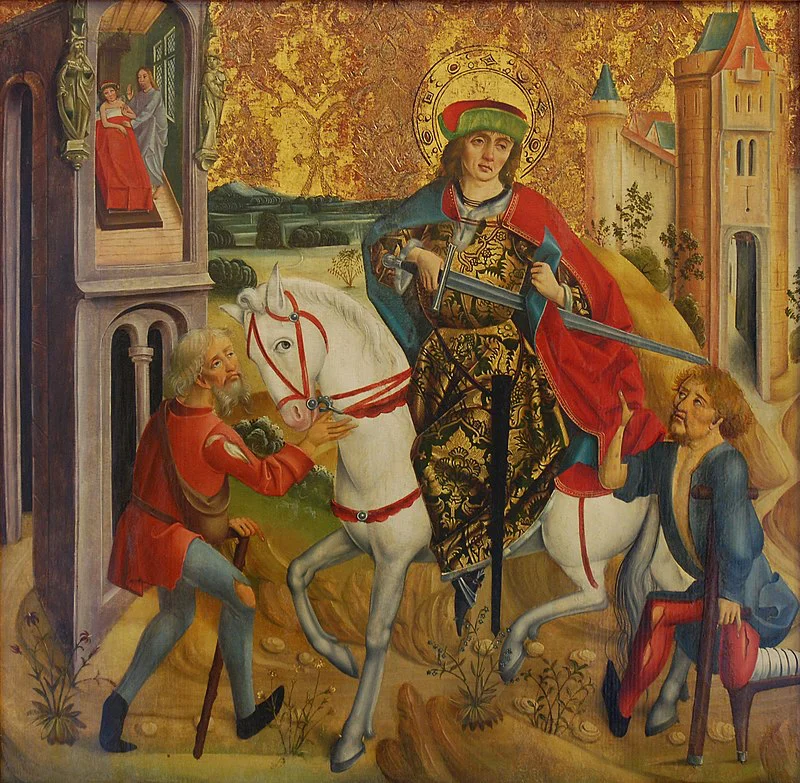 Obraz - Święty Marcin na koniu